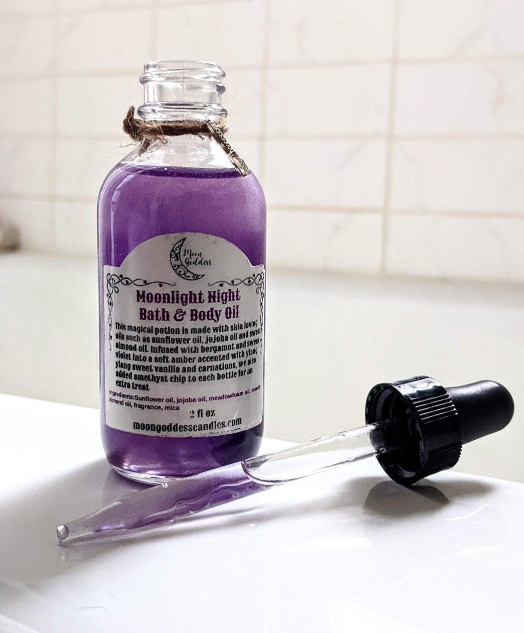 Moonlight Night Amethyst Bath and Body Oil