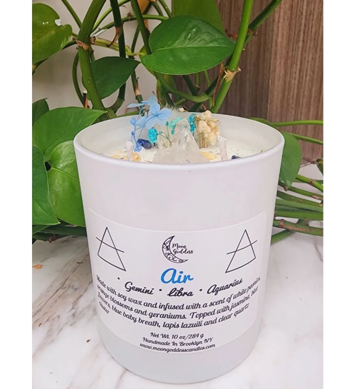 Air Sign Candle | Zodiac Candle | Element Candle | Gemini | Libra | Aquarius